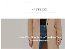 Tablet Screenshot of kpfusion.com